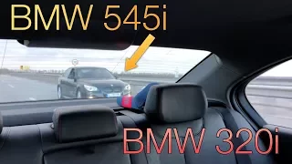 Реальная динамика BMW 545i E60. Заезд BMW 320i vs BMW M5 E60 (H-Auto)