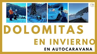 🚍 Cómo es viajar a Dolomitas en autocaravana en invierno🚍
