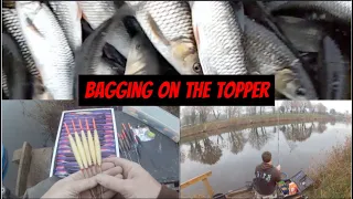 Fishing a Topper float with a 6 metre bolo rod on the river Wye