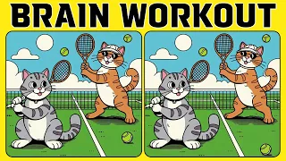 🧠🧩Spot the 3 Differences | Brain Workout 《A Little Difficult》