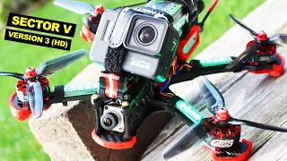 Amazing FPV Drone! HGLRC Sector 5 version 3 High Definition - REVIEW