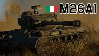 WarThunder 6.3BR 185mm Pen Italy M26A1 Pershing