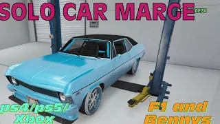 EASY SOLO CAR MERGE GTA 5 HOW TO MERGE CAR TO CAR IN GTA 5 ONLINEAFTER PATCH 1.67