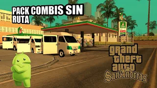 ¡ Pack Combis Sin Ruta Para GTA SA Android/PC !