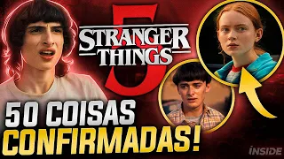 MUITA INFORMAÇÃO! Veja 50 fatos CONFIRMADOS sobre Stranger Things 5!