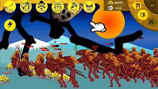 Skeleton Griffon VS Army Speartons Lava 9999 ⚔️ Stick war legacy Huge Update