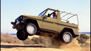 1979 Mercedes-Benz Geländewagen (G-class) in the testing