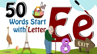 e words | Phonics letter E | Letter E Vocabulary | Kids Video | Kids Grade