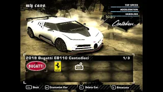 NFS Most Wanted - Bugatti Centodieci