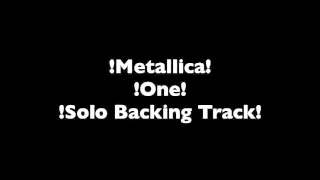 Metallica One solo Backing Track! Umiker Pascal