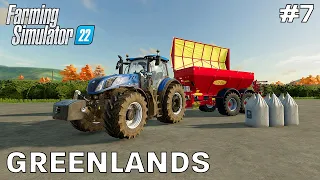 Buying A MANURE & LIME SPREADER | FS22 Greenlands Timelapse | Farming Simulator 22 | Episode 7