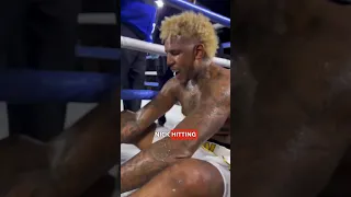 Former NBA player Nick Young had a weird boxing debut