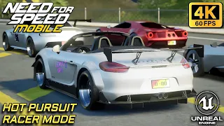 Need For Speed Mobile (New Beta) Hot Pursuit (Racer) Mode Gameplay - Ultra Graphics 4K 60Fps Android