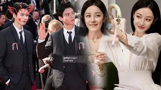 Dilraba caused a stir with her white deep V dress, and GongJun made an elegant appearance on the Can