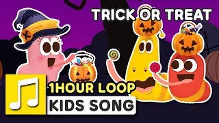 HALLOWEEN SONG - TRICK OR TREAT 1 HOUR LOOP LARVA KIDS | SUPER BEST SONGS FOR KIDS |  HALLOWEEN SONG