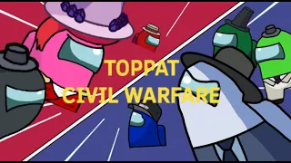 Toppat Civil Warfare but it's Among Us (Flipaclip Animation)