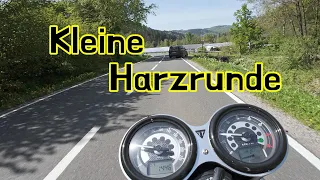 Triumph Speed Twin #raw sound - Kleine Harzrunde