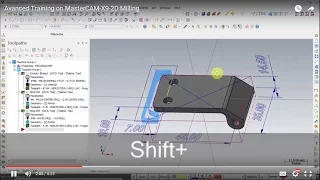 Advanced Training on MasterCAM-X9-2D Milling