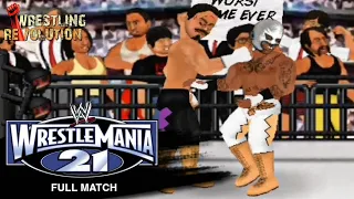 FULL MATCH - Rey Mysterio vs. Eddie Guerrero: WrestleMania 21 | Wrestling Revolution