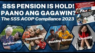 SSS PENSION IS HOLD! PAANO ANG GAGAWIN? || THE SSS ACOP COMPLIANCE UPDATED 2023 || Bryllez Channel