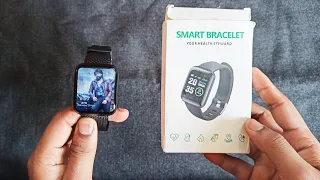 Smart Bracelet ( 116 plus) Unboxing & Review | Fitness Tracker || Smart watch D13