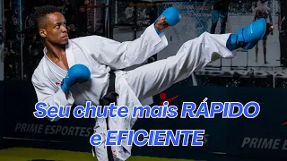 Como CHUTAR  MELHOR e mais RÁPIDO no KARATÊ - SHIAI KUMITE