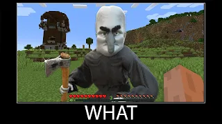 Minecraft wait what meme part 125 realistic minecraft Vindicator