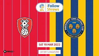 Rotherham United 0-3 Shrewsbury Town | Highlights 21/22