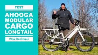 Electric cargo bike 🚲 MODULAR by AHOOGA (test, opinion & review)