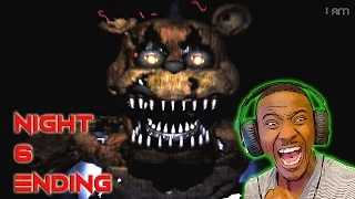 Five Nights At Freddy's 4 - NIGHT 6 ENDING + CUTSCENE