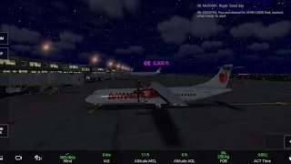 RFS - Real Flight Simulator: Surabaya (SUB) - Malang (WARA). ATR 72-600, Wings Air.