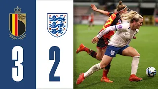 Belgium 3-2 England | Lionesses Defeated In Belgium | Highlights