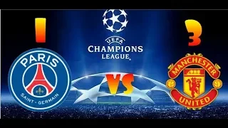 MAN UNITED VS PSG || FULL HIGHLIGHTS || ALL SCORES 1-3