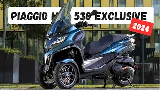 2024 Piaggio MP3 530 Exclusive | The Most Powerful Three-Wheeled Scooter on The Market