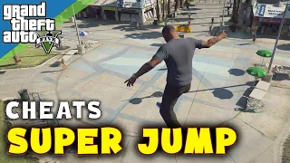 GTA 5 - PHONE CHEATS - " Super Jump " ( All Consoles & PC )