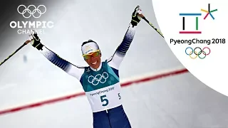 Charlotte Kalla's Cross Country Skiing Highlight | PyeongChang 2018