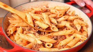 I could eat this eggplant pasta every day! Simple, quick and delicious recipe!