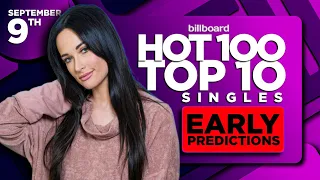 EARLY PREDICTIONS | Billboard Hot 100, Top 10 Singles | September 9th, 2023