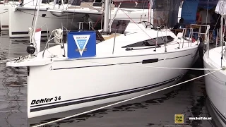 2017 Dehler 34c Sailing Yacht - Deck and Interior Walkaround - 2016 Annapolis Sailboat Show