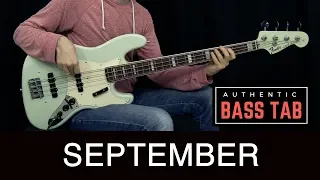 EARTH, WIND & FIRE - September /// Authentic Bass cover - Bruno Tauzin