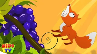 El Zorro y Las Uvas | Historias animadas | Dibujos animados | Cuentos para niños