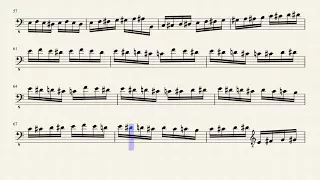 Flight of the Bumblebee For Double Bass