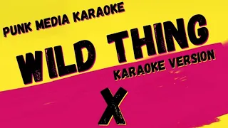 X ✴ WILD THING ✴ KARAOKE INSTRUMENTAL ✴ PMK