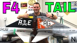 Constructing the F4 Phantom RC Jet:  Tail Section