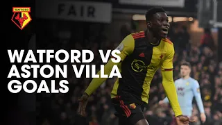 ISMAÏLA SARR & TROY DEENEY GOALS | WATFORD 3-0 ASTON VILLA HIGHLIGHTS