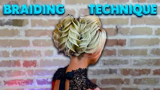 Braiding technique! detail tutorial. Farrukh Shamuratov