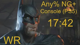 Batman: Return to Arkham City (PS5, Any% NG+, 17:42, [former] WR)