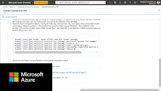 How to troubleshoot common virtual machine issues | Azure Portal Series