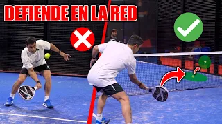 TRUCOS PARA MEJORAR TU VOLEA: ¿Cómo DEFENDER estando en la RED? | Mejora tu padel