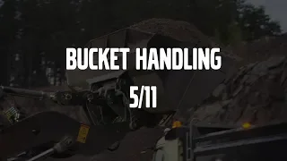 Bucket handling – Volvo Wheel Loaders H-series – Basic operator training – 5/11